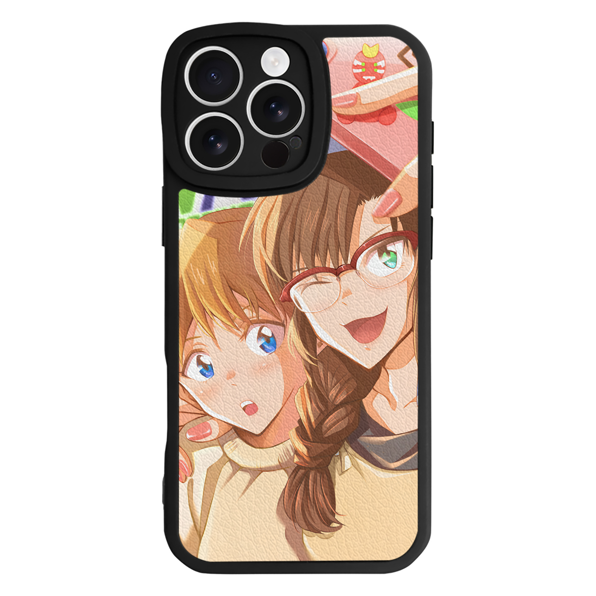 （画像用） EVA 新世紀エヴァンゲリオン 【iPhone 16シリーズ対応】シリコンスマホケース（レザー調） 材質：シリコン